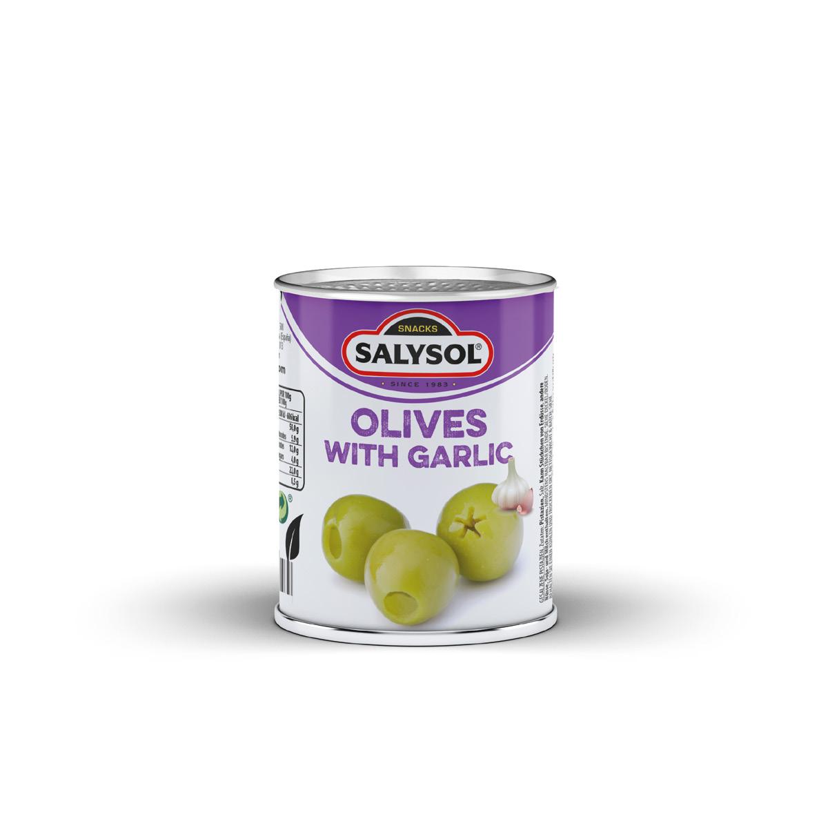 aceitunas con ajo